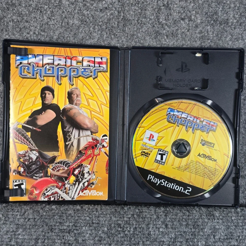 American Chopper Video Game for PlayStation‎ 2 PS2 Activision Teen Rated